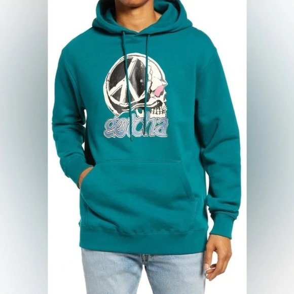 Gotcha Peace of Mind Hoodie in Storm - NWOT - Size Small - Picture 1 of 7